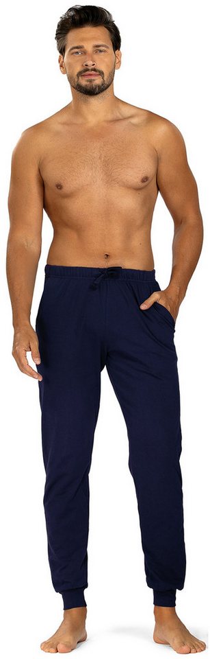 Comte Pyjamahose Mix & Match (1-tlg., 1-teilig) Herren Schlafhose lang Bündchen Relaxhose Homewearhose Baumwolle von Comte