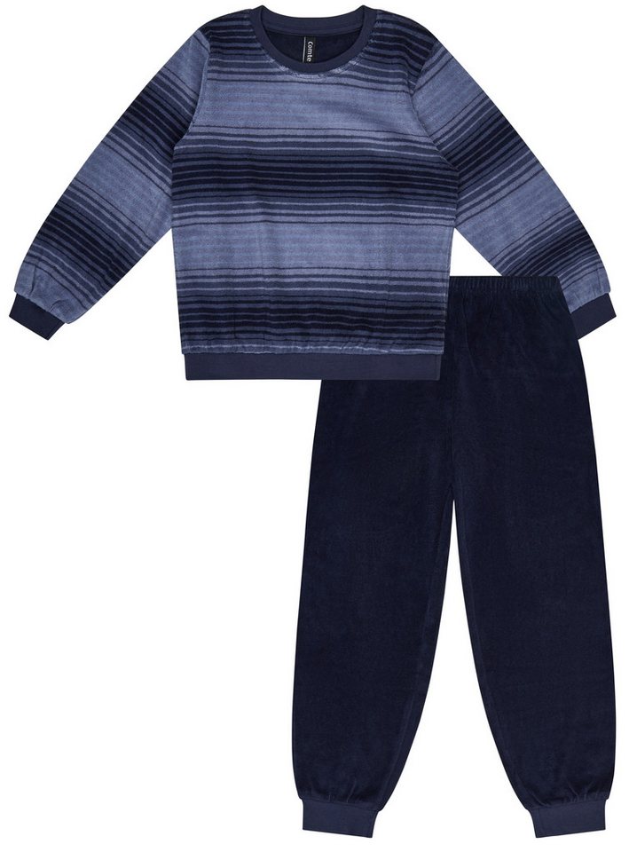 Comte Schlafanzug Iceberg Buddies (Set, 2 tlg., 2-teilig) Jungen Pyjama lang Langarm Frottee Baumwolle Winter von Comte