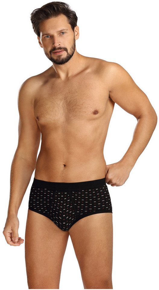 Comte Slip (Set, 3-St., 3er-Pack) Herren Slips Sportslips 3er-Pack mit Eingriff Feinripp Muster von Comte