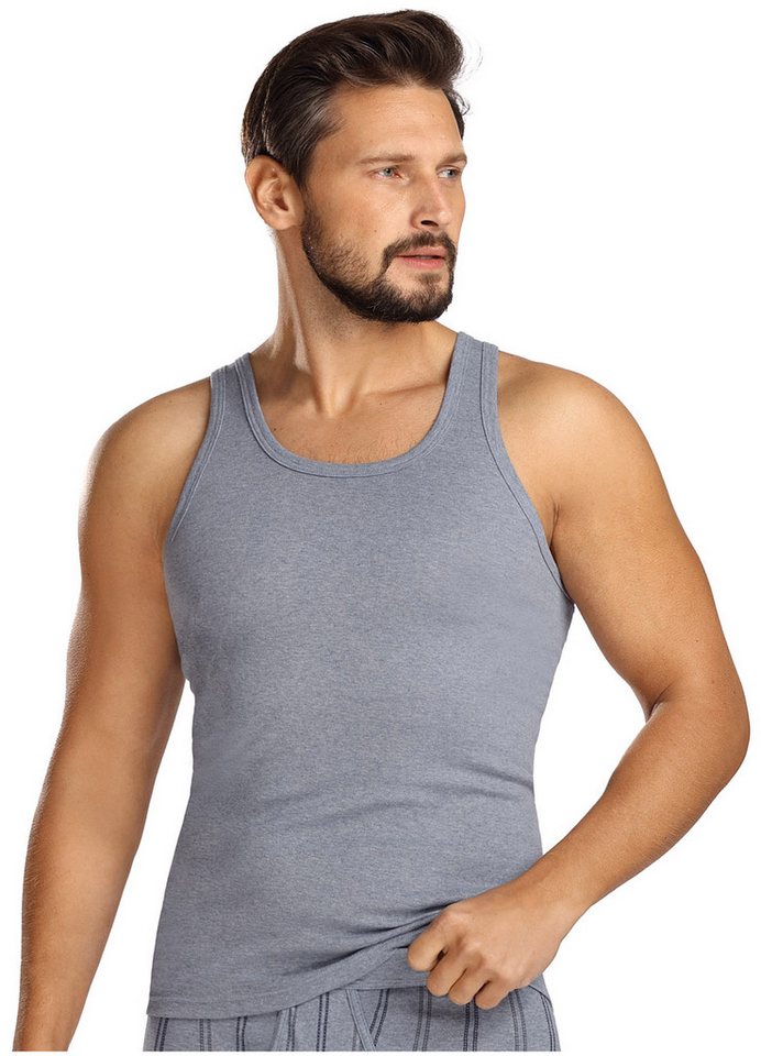Comte Unterhemd (Set, 3-St) Herren 3er Pack Unterhemd Shirt ärmellos Tank Top Achselhemd Feinripp von Comte