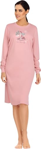 Comtessa Damen-Nachthemd Interlock-Jersey Mauve Größe 40 von Comtessa