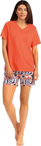 Comtessa Damen-Shorty Single-Jersey orange Größe 44 von Comtessa