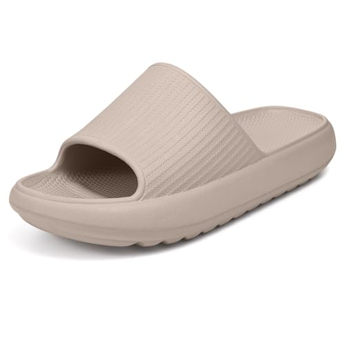 Comwarm Cozislides Original Damen Herren, Ultra Weich Sandalen Schnell Trocknend Sommer Hausschuhe Wolkenschuhe Badeschlappen mit Low Arch Support von Comwarm