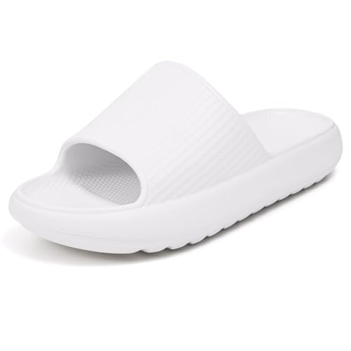 Comwarm Cozislides Original Damen Herren, Ultra Weich Sandalen Schnell Trocknend Sommer Hausschuhe Wolkenschuhe Badeschlappen mit Low Arch Support von Comwarm