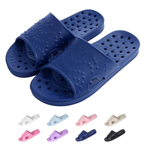 Comwarm Badeschuhe Damen rutschfeste Cozislides Original Weich Schlappen Badelatschen Schnell Trocknende Indoor Slippers Flip Flops von Comwarm