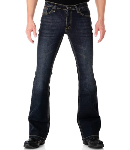 Bootcut Herren Jeans Roots 36/36 von Comycom