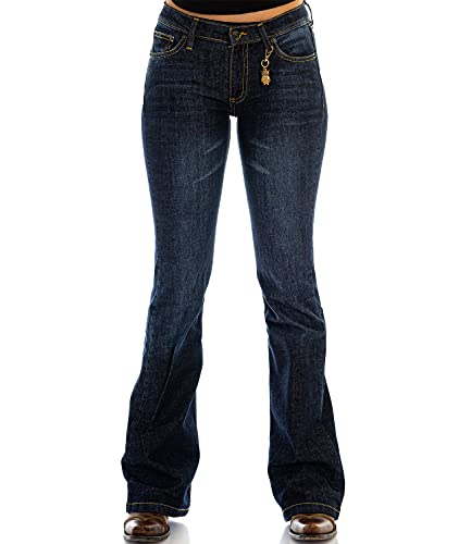 Bootcut Jeans Dunkelblau Cheyenne Bootcut Jeans Dunkelblau Cheyenne von Comycom