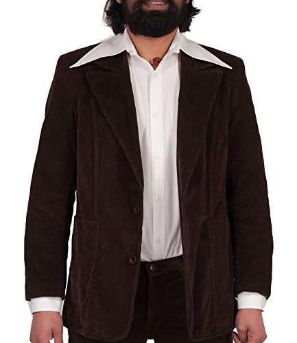 Braunes 70er Jahre Cordsakko Retro Anzugsjacke L Braunes 70er Jahre Cordsakko Retro Anzugsjacke L von Comycom