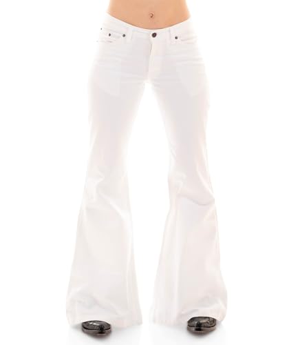 Comycom 70er Boho Hippie Look Hüftsitz Schlaghose weiß 34/36 Comycom 70er Boho Hippie Look Hüftsitz Schlaghose weiß 34/36 von Comycom