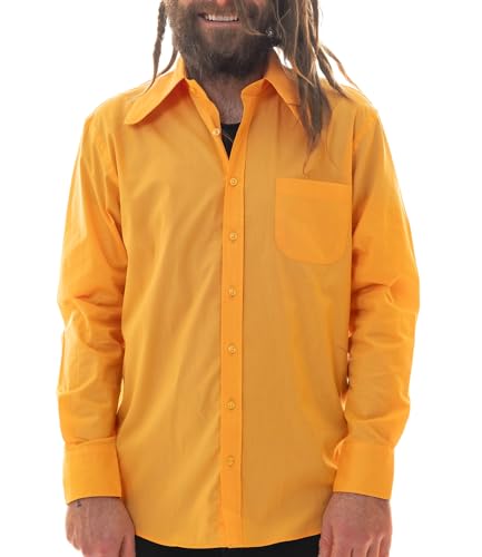 Comycom 70er Jahre Hemd Gelb Dackelohr Kragen 4XL Comycom 70er Jahre Hemd Gelb Dackelohr Kragen 4XL von Comycom