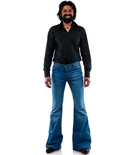 Comycom Blaue Stretch Herren Schlagjeans Star SkyBlue 30/36 Comycom Blaue Stretch Herren Schlagjeans Star SkyBlue 30/36 von Comycom