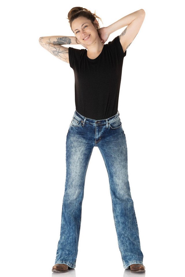 Comycom Bootcut-Jeans Damen STAR CUT RANDOM Comycom Bootcut-Jeans Damen STAR CUT RANDOM von Comycom