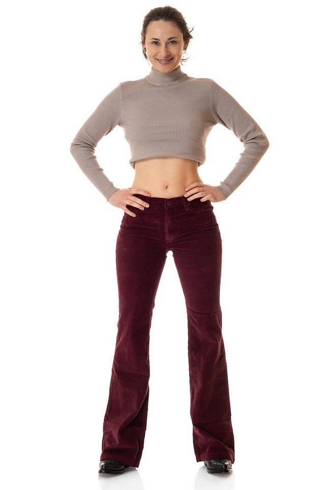 Comycom Cordhose Damen Bootcut bordeaux Comycom Cordhose Damen Bootcut bordeaux von Comycom