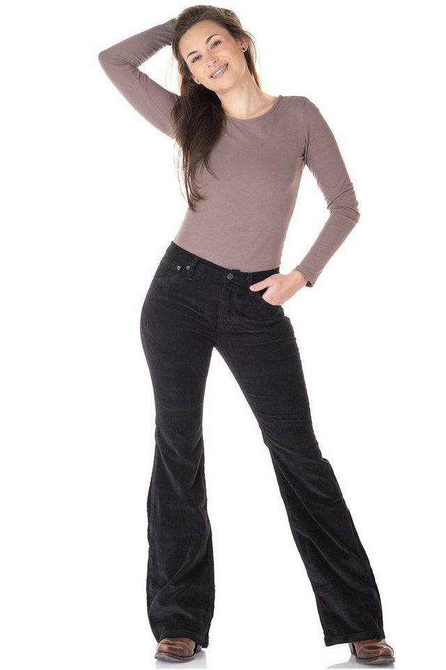 Comycom Cordhose Damen Bootcut schwarz Comycom Cordhose Damen Bootcut schwarz von Comycom
