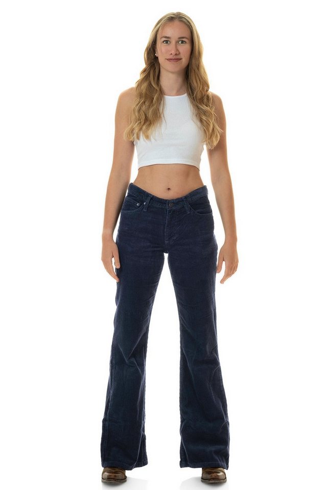 Comycom Cordhose Damen Bootcut navy blau Comycom Cordhose Damen Bootcut navy blau von Comycom