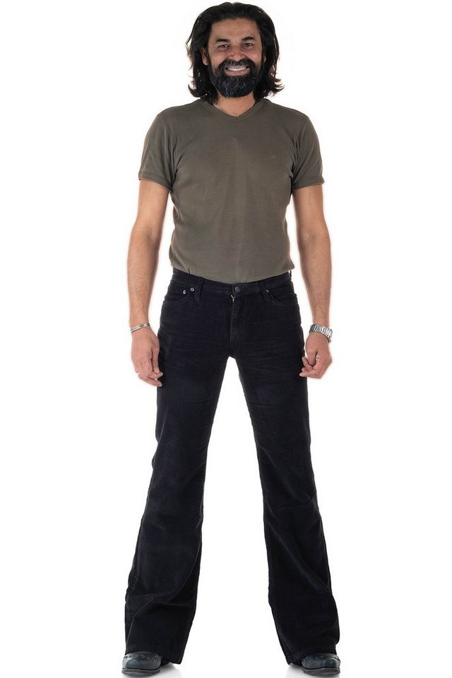 Comycom Cordhose Herren Bootcut schwarz Comycom Cordhose Herren Bootcut schwarz von Comycom