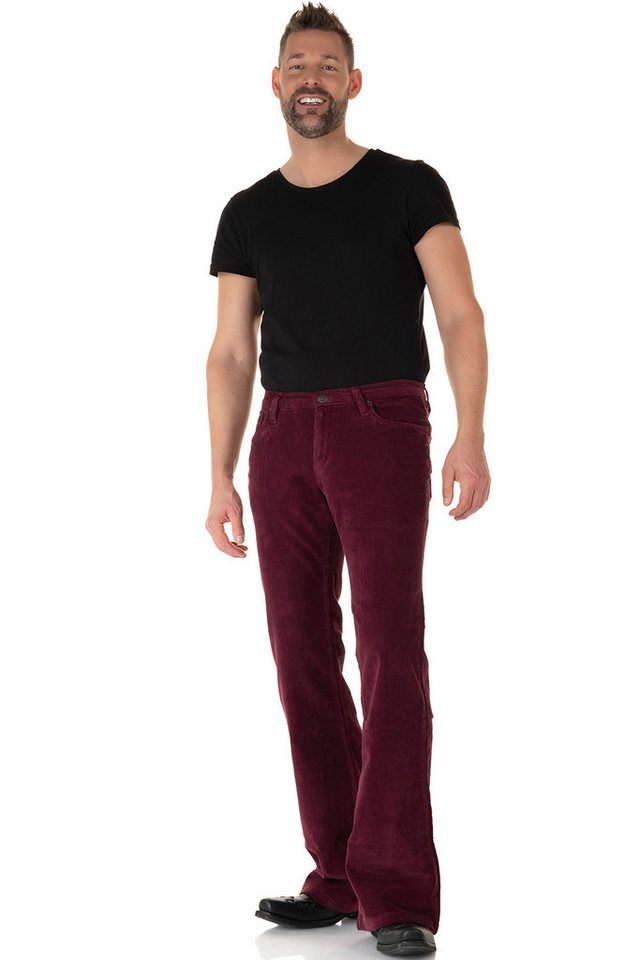 Comycom Cordhose Herren Bootcut bordeaux Comycom Cordhose Herren Bootcut bordeaux von Comycom