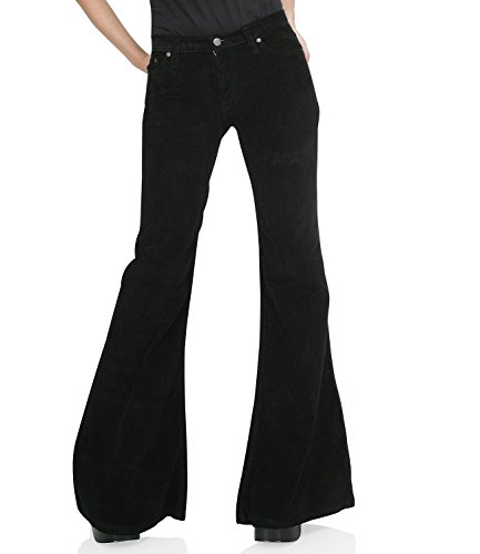 Comycom Damen Cord Schlaghose Star schwarz 70er Hippie Look 30/32 Comycom Damen Cord Schlaghose Star schwarz 70er Hippie Look 30/32 von Comycom