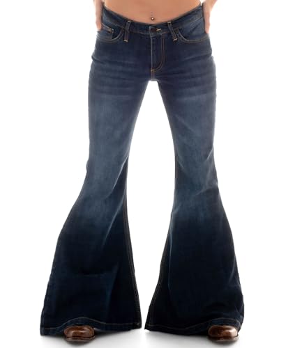 Comycom Damen Jeans Mega Schlaghose Star Break W32/L32 von Comycom