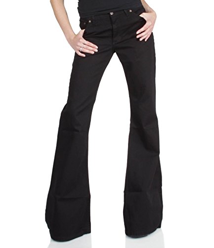 Comycom Damen Schlaghose schwarz mit Hüftsitz 30/32 Comycom Damen Schlaghose schwarz mit Hüftsitz 30/32 von Comycom