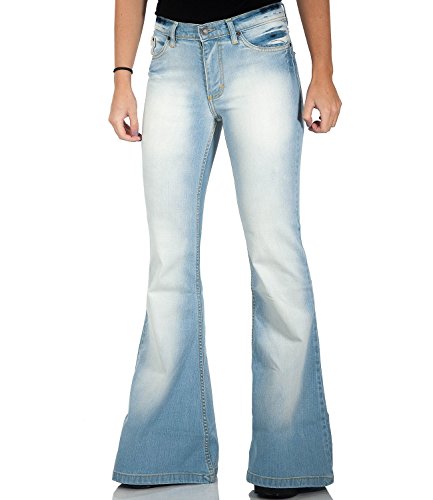 Comycom Damen Stretchschlaghose Star Bright super hell Used 32/32 von Comycom