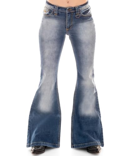 Comycom Hellblaue Damen Jeansschlaghose Star 72 33/34 von Comycom