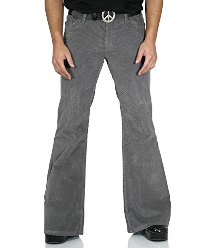 Comycom Herren 70er Cord Schlaghose Star Hellgrau 30/34 Comycom Herren 70er Cord Schlaghose Star Hellgrau 30/34 von Comycom