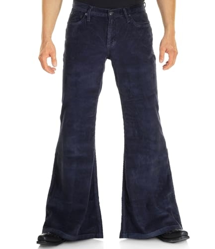 Comycom Herren Cord Schlaghose Navy blau W33/L32 von Comycom
