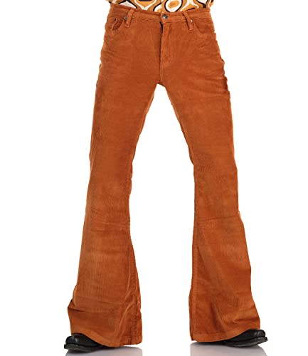 Comycom Herren Cord Schlaghose rehbraun - Cord-Hose im Retro-Look und 70er-Style Comycom Herren Cord Schlaghose rehbraun - Cord-Hose im Retro-Look und 70er-Style von Comycom