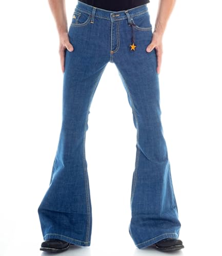 Comycom Herren Jeans Schlaghose Star Easy FRINGS Blau Comycom Herren Jeans Schlaghose Star Easy FRINGS Blau von Comycom