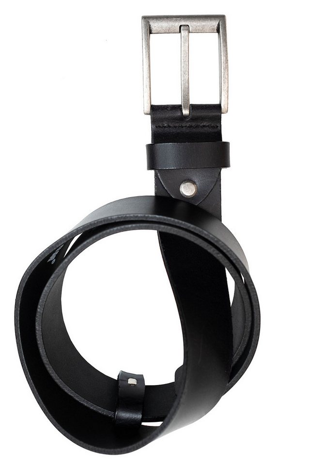 Comycom Ledergürtel Basic Schwarz von Comycom