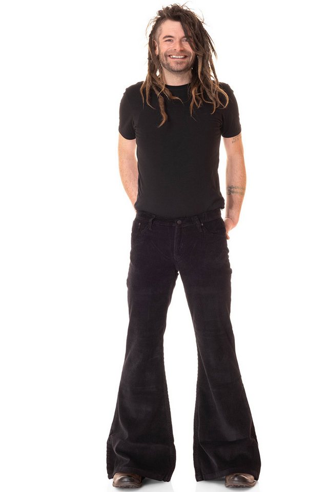 Comycom Schlaghose Herren Cord in schwarz Comycom Schlaghose Herren Cord in schwarz von Comycom