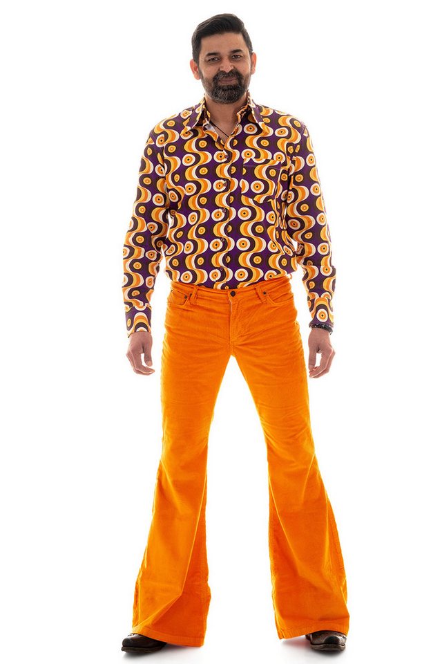 Comycom Schlaghose Herren Cord orange Comycom Schlaghose Herren Cord orange von Comycom