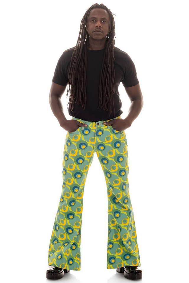 Comycom Schlaghose Herren STAR DOTS Grün Comycom Schlaghose Herren STAR DOTS Grün von Comycom