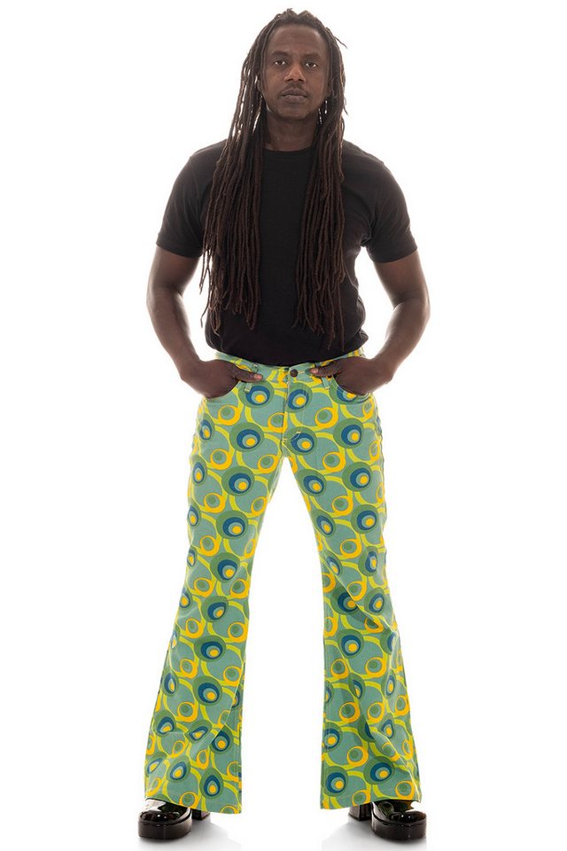 Comycom Schlaghose Herren STAR DOTS Grün Comycom Schlaghose Herren STAR DOTS Grün von Comycom