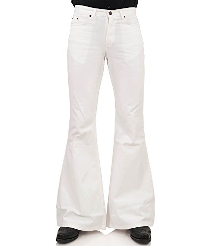 Comycom Schlaghose Stoff Star Gabardine Weiss Hüftschlaghose 32/32 Comycom Schlaghose Stoff Star Gabardine Weiss Hüftschlaghose 32/32 von Comycom