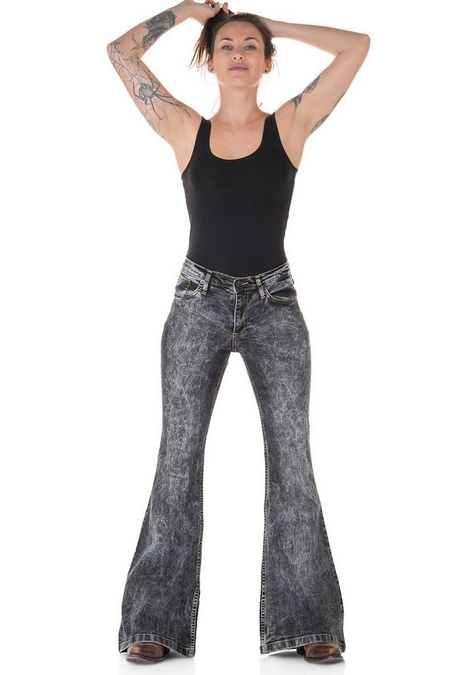 Comycom Schlagjeans Damen STAR BLACK J. Comycom Schlagjeans Damen STAR BLACK J. von Comycom