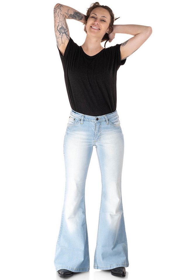 Comycom Schlagjeans Damen STAR BRIGHT Comycom Schlagjeans Damen STAR BRIGHT von Comycom