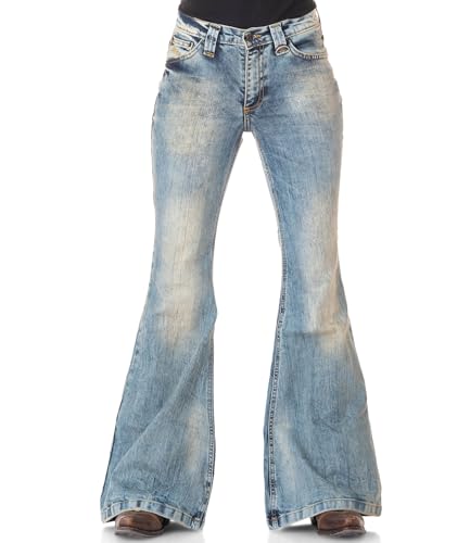 Comycom Stretch Jeans Schlaghose Light Dirty Star Bandit 30/32 von Comycom