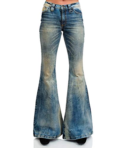 Comycom Stretch Jeans Schlaghose Light Dirty Star Bandit 36/36 von Comycom