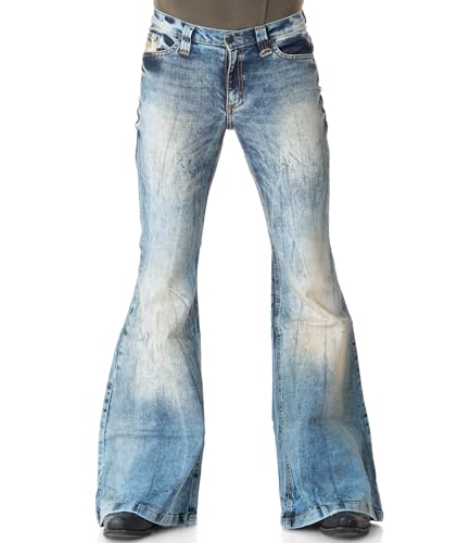 Comycom Worn Used Look Herren Jeans Schlaghose Bandit 32/34 Comycom Worn Used Look Herren Jeans Schlaghose Bandit 32/34 von Comycom