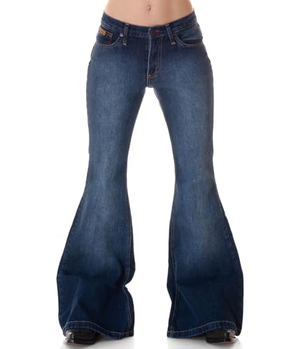 Damen Jeans Schlaghose Star ECO-Style Runaway W33/L32 von Comycom