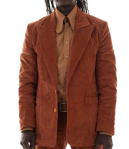 Herren 70er Cord Sakko Rehbraun XL von Comycom