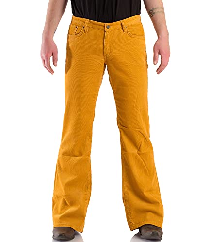 Herren Bootcut Cordhose senfgelb Herren Bootcut Cordhose senfgelb von Comycom