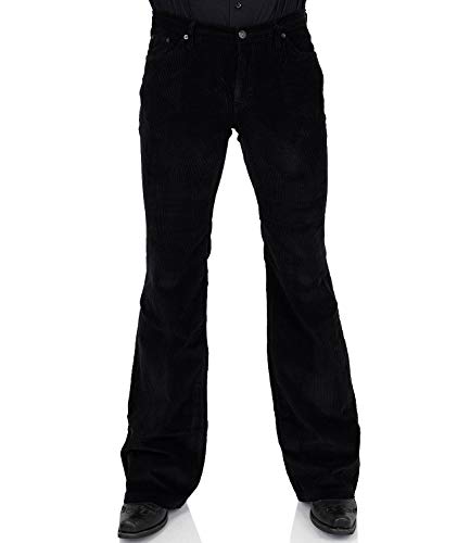 Schwarze Cordhose Herren Bootcut 31/32 von Comycom