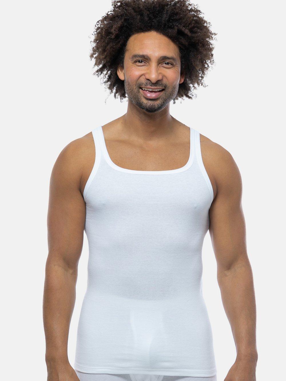 con-ta Unterhemd / Tanktop Herren Baumwolle, weiß von Con Ta