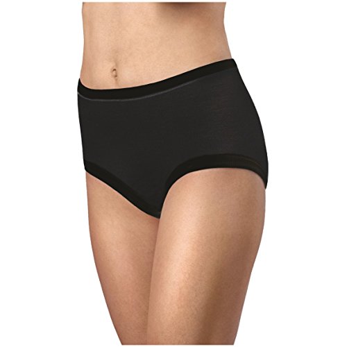 Conta Damen Taillenslip classic schwarz 5er Pack Größe 46 von con-ta