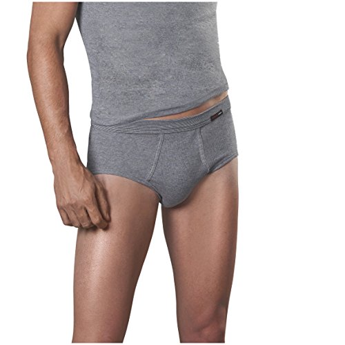 Conta Herren Slip Feinripp Jeansblau 5er Pack Größe 10 von con-ta