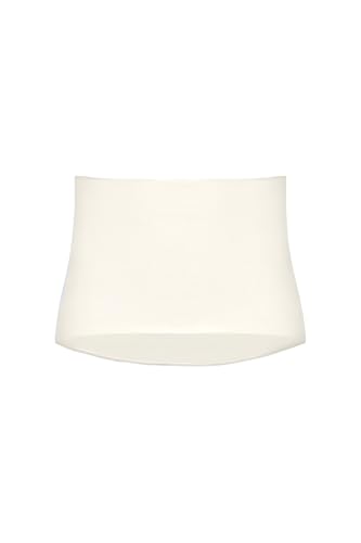 conta Leibwärmer, warmer Nierenwärmer aus Angora und Wolle, Nierenschutz für Damen und Herren, Unterwäsche für den Lendenwirbelbereich & untere Rückenpartie in wollweiß, Größe: S-3XL von con-ta