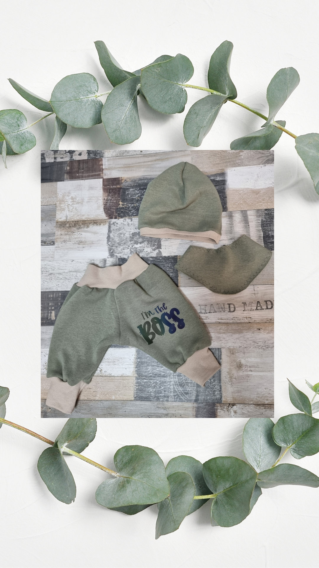 Baby Set - Pumphose, Beanie Und Halstuch Baby Set - Pumphose, Beanie Und Halstuch von ConAmoreeSimpatia